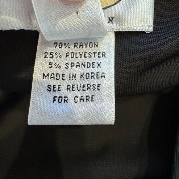 Talbots‎ Plus Size X Slinky Top Surplice Faux Wrap Black Wrinkle Free Capsule - Picture 7 of 9